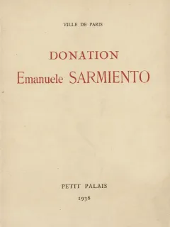 Donation Emanuele Sarmiento (1936)