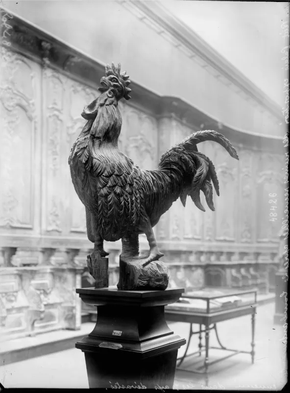 Enseigne de l'annexe de l'Hôtellerie du Coq hardy à Verdun (Meuse)