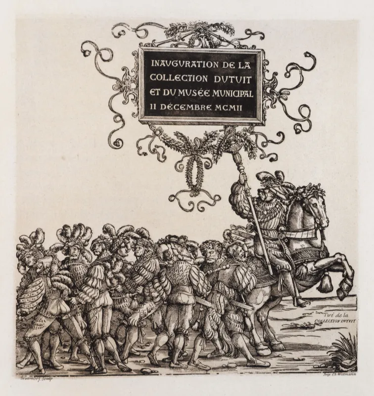 Invitation à l'inauguration de la collection Dutuit et du musée municipal, 11 décembre 1902